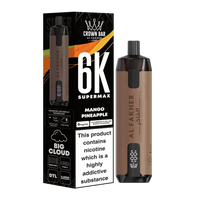 Al Fahker Crown Bar 6K Supermax Disposable Vape Kit