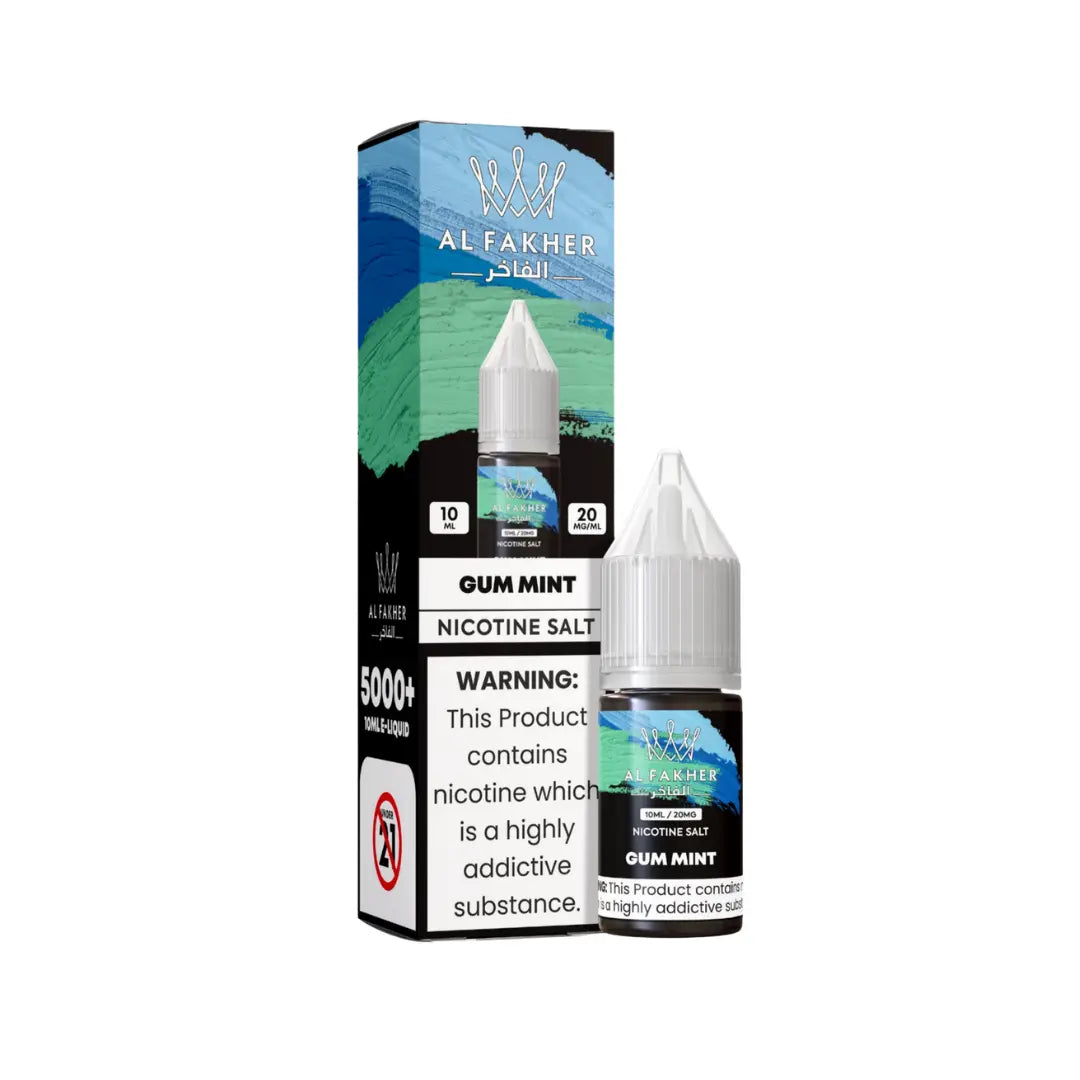 Al Fakher Gum Mint 10ml Nic Salt - 11mg & 20mg - UK Al Fakher Gum Mint 10ml Nic Salt - 11mg & 20mg - UK