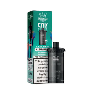 Al Fakher Hypermax Prime 50K Refill Pod in Blueberry Raspberry Flavour.