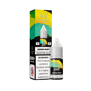 Al Fakher Lemon Mint 10ml Nic Salt E-liquid - Great for Refillable Vape Kits 