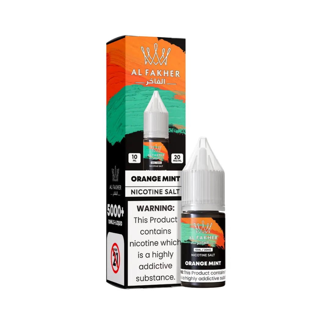 Al Fakher Orange Mint 10ml Nic Salt - 11mg & 20mg - UK