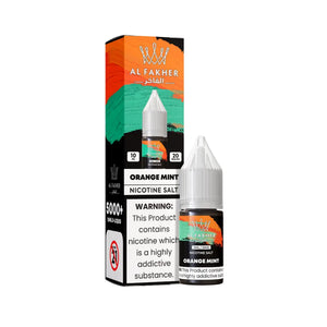 Al Fakher Orange Mint 10ml Nic Salt E-liquid - Great for Refillable Vape Kits 