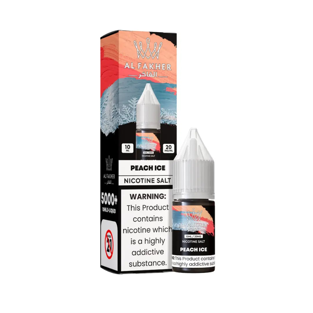 Al Fakher Peach Ice 10ml Nic Salt - 11mg & 20mg - UK Al Fakher Peach Ice 10ml Nic Salt - 11mg & 20mg - UK