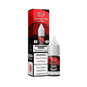 Al Fakher Strawberry Punch 10ml Nic Salt E-liquid - Great for Refillable Vape Kits 