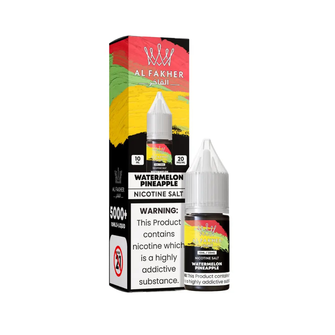 Al Fakher Watermelon Pineapple 10ml Nic Salt - 11mg & 20mg