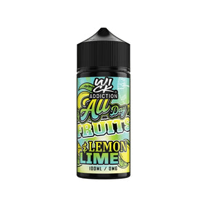 All Day Fruits Lemon & Lime Flavour 100ml By Wick Addiction Great for Sub-ohm Vape Kits & Sub-ohm Vape Tanks