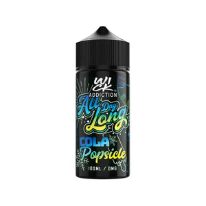All Day Long Cola Popsicle Flavour 100ml By Wick Addiction Shortfill Vape Juice Great for Sub-ohm Vape Juice & Sub-ohm Vape Tanks