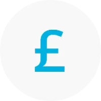 Pound sterling icon showing Ecigone's already competitive UK vape prices checked daily