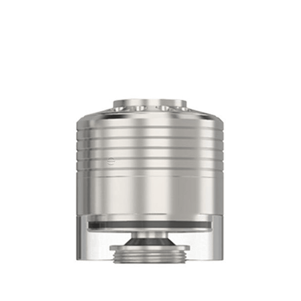 Ambition Mods BI2HOP MTL RTA top refill kit, silver, available at Ecigone Vape Shop UK.