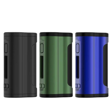 Ambition Mods K1 Box Mod - Full Black - Green Black - Blue Black Colours on Display