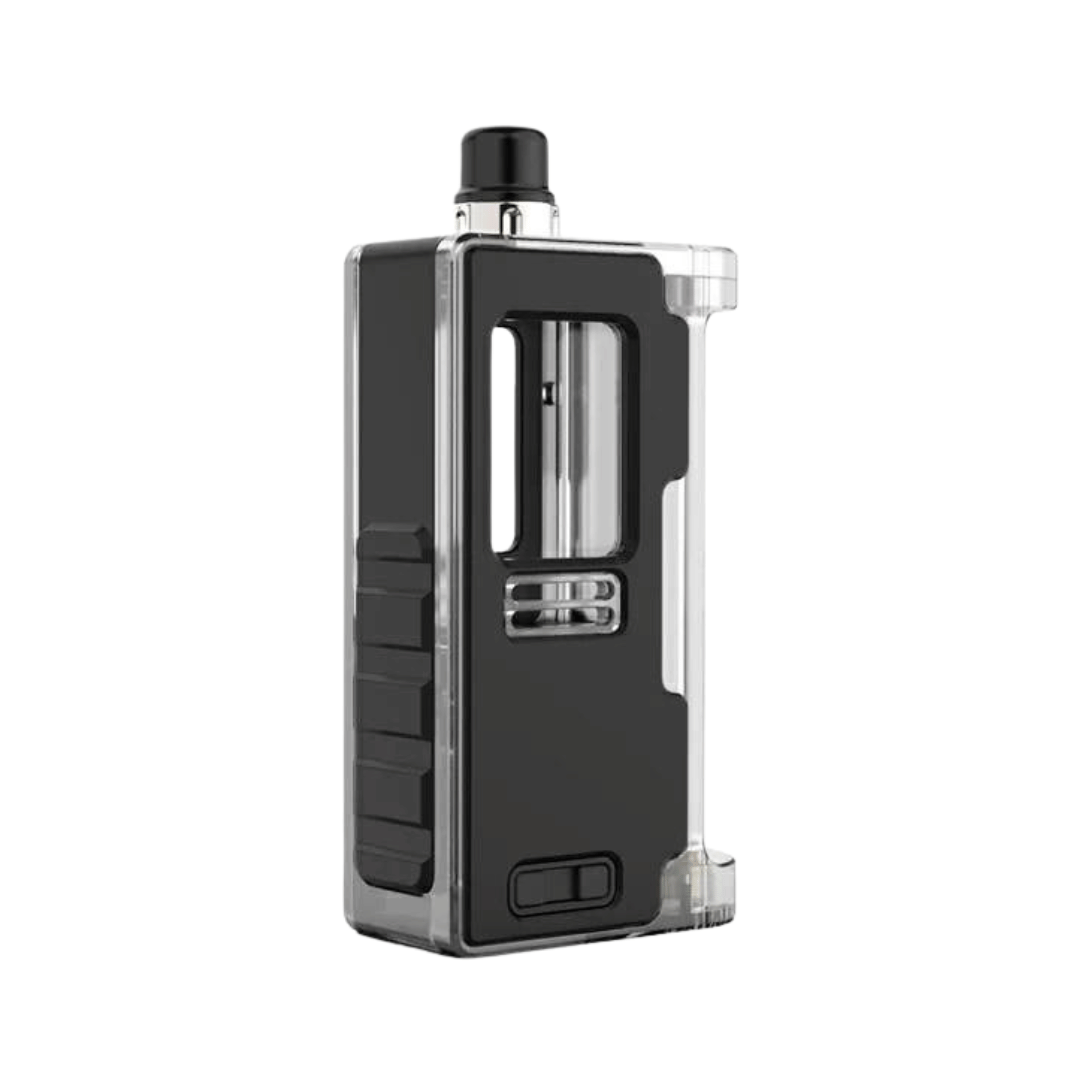 Ambition Mods KIL Lite DNA60 Mod in black with clear casing, standing upright.