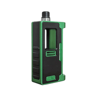 Green and black Ambition Mods x Kilic Customs Kil Lite AIO 60W mod, side view.