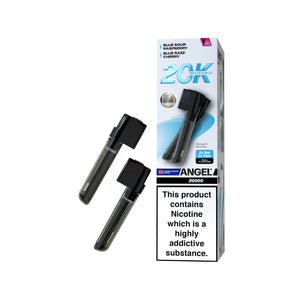 Angel 20k Vape Pods By Vape Bars for the Vapes Bar Angel 20K Rechargeable Vape Kit. Sky Blue Edition Blue Sour Raspberry & Blue Razz Cherry Flavours 