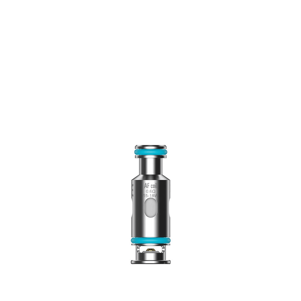 Aspire AF replacement coil with blue accents, shown on a white background.