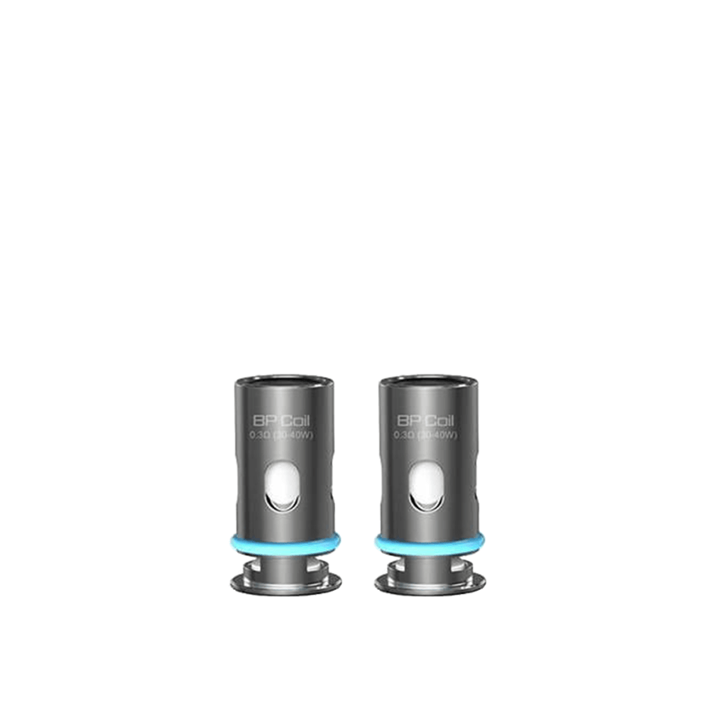 Two Aspire BP replacement coils on a white background.