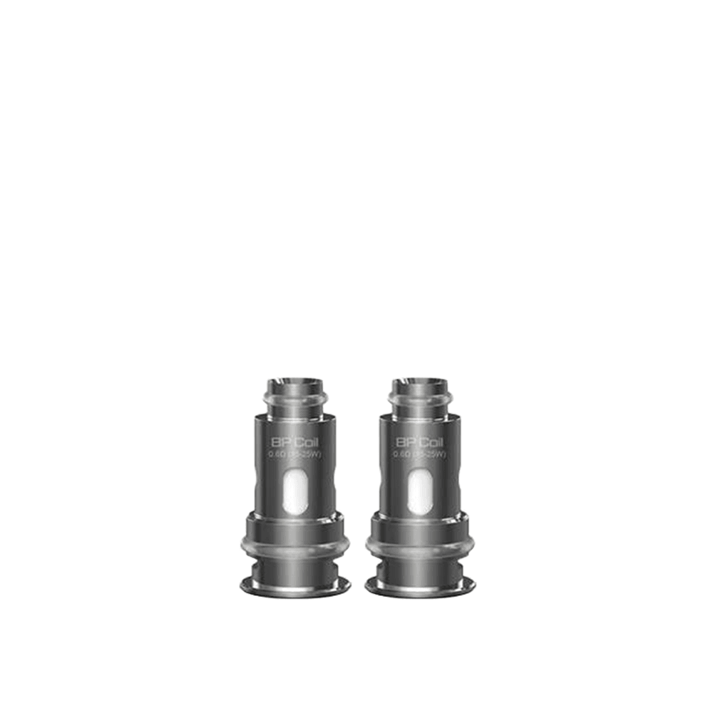 Two Aspire BP replacement vape coils on a white background.