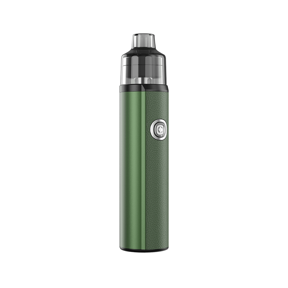 Green Aspire BP Stik Pod Kit e-cigarette with a sleek design and textured finish.