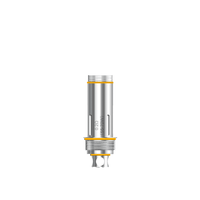 Aspire Cleito replacement coil with yellow accents on white background.