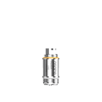 Aspire PockeX replacement coil, silver with branding, for vaping devices.