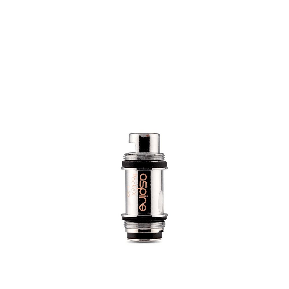 Aspire PockeX replacement coil on white background.