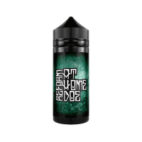 A 100ml bottle of "At Home Doe" vape juice with a green and black label design.