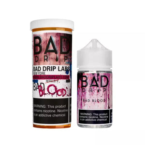 Bad Drip E-liquid 50ml Shortfill in Bad Blood Flavour.