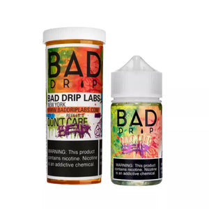 Bad Drip E-liquid 50ml Shortfill in Don't Care Bear Flavour.