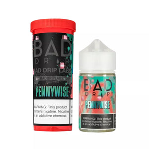 Bad Drip E-liquid 50ml Shortfill in Pennywise Flavour.