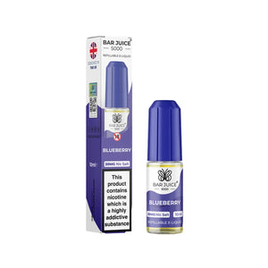 Bar Juice 5000 10ml Nic Salt Blueberry flavour perfect for Pod Vape Kits 