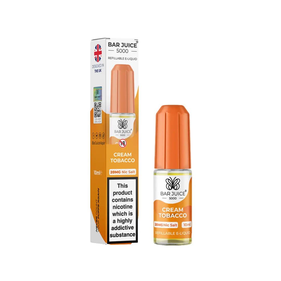 Bar Juice Cream Tobacco Nic Salt | 10ml