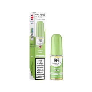 Bar Juice 5000 10ml Nic Salt Gummy Bear flavour perfect for Pod Vape Kits 