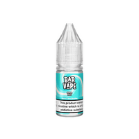 Bar Vape 10ml nic salt bottle in Super Mint flavour with a clear cap.