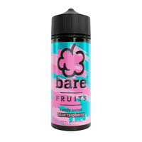 Bare Fruits 100ml e-liquid bottle, candy sweet blue raspberry flavour.