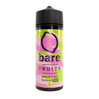 Bare Fruits Luscious Lime vape juice bottle, 100ml, vibrant green and pink label.