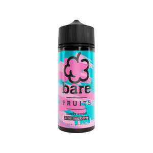 Bare Fruits Candy Sweet Blue Raspberry Flavour 100ml Shortfill E-liquid perfect for Sub-ohm Vape Kits & Sub-ohm Vape Tanks