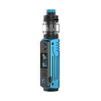 BD Vape Rayden 100 Vape Kit in Blue, featuring a digital display, adjustable wattage up to 100W, and a rugged design for powerful vaping.