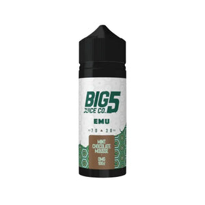 Big 5 Vape Juice Emu 100ml Shortfill e cig liquid perfect for Sub-ohm Vape Kits & Sub-ohm Vape Tanks