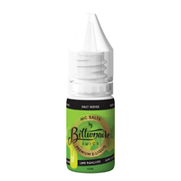 Billionaire Juice Lime Rancher 10ml e-liquid bottle with green label.