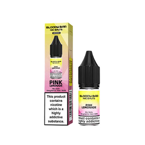 Bloody Bar Nic Salts Pink Lemonade Flavour Perfect for Pod Vape kits and Starter Vape Kit