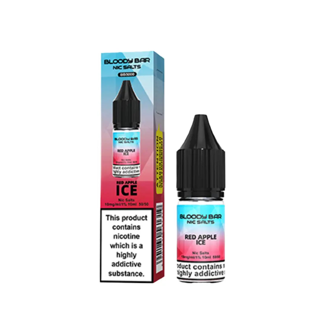 Bloody Bar Red Apple Ice 10ml Nic Salt | Only 1.99