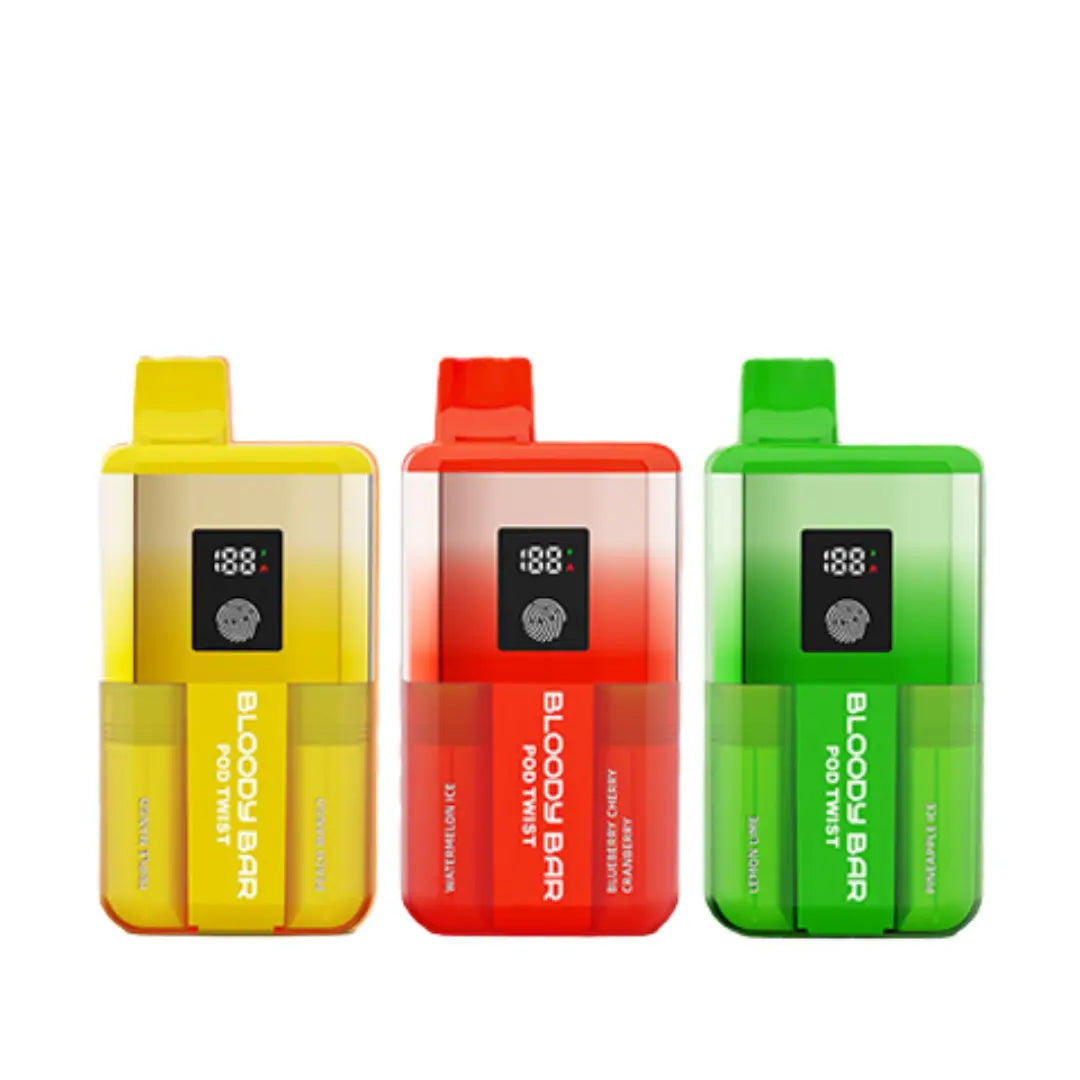 Bloody Bar Ultra Twist 20K Kit | 20,000 Puffs | Ecigone Bloody Bar Ultra Twist 20K Kit | 20,000 Puffs | Ecigone
