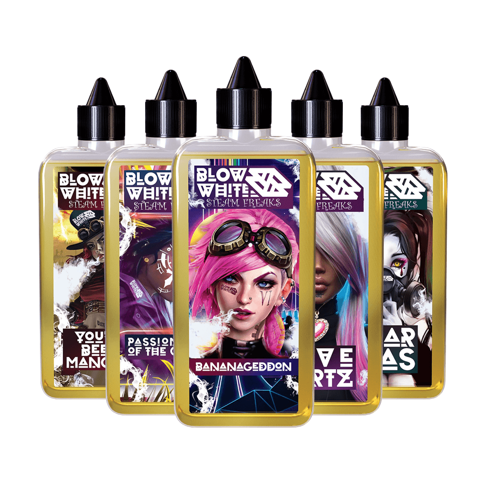 Blow White Steam Freaks 100ml Shortfill - Shortfill - Ecigone Vape Shop UK