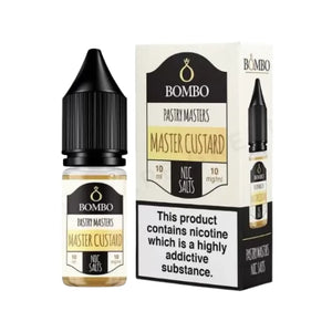 Bombo master custard flavour 10ml Nic Salt E-liquid - Perfect for Refillable Vape Kits