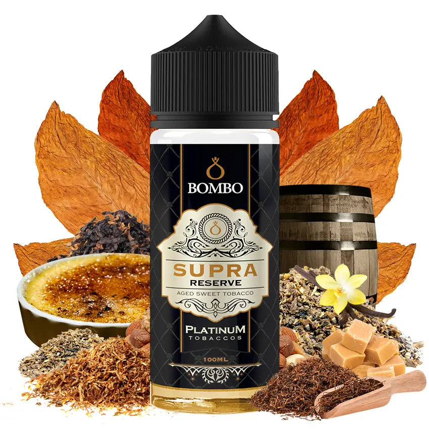 Bombo Platinum Tobacco 100ml Shortfill E-liquid