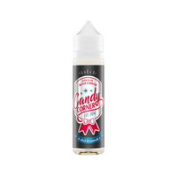 Candy Corner e-liquid 50ml shortfill bottle with colourful label design.