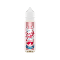 Candy Corner pink lemonade vape juice bottle, 50ml shortfill, UK branding.