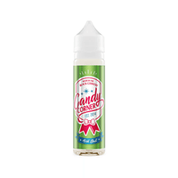 Candy Corner Acid Blast 50ml shortfill bottle with a green and red label.