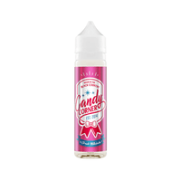 Candy Corner e-liquid bottle with a pink label and white cap, branded as "Candy Corner".