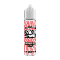 A Chubby Longfills e-liquid bottle from the Legacy Range, featuring Strawberry Soda flavour, with  20ml capacity.