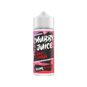 Chubby Juice Classics Ice Red Diesel Flavour 100ml Shortfill Vape Juice perfect Sub-ohm Vape Kits & Sub-ohm Vape Tanks